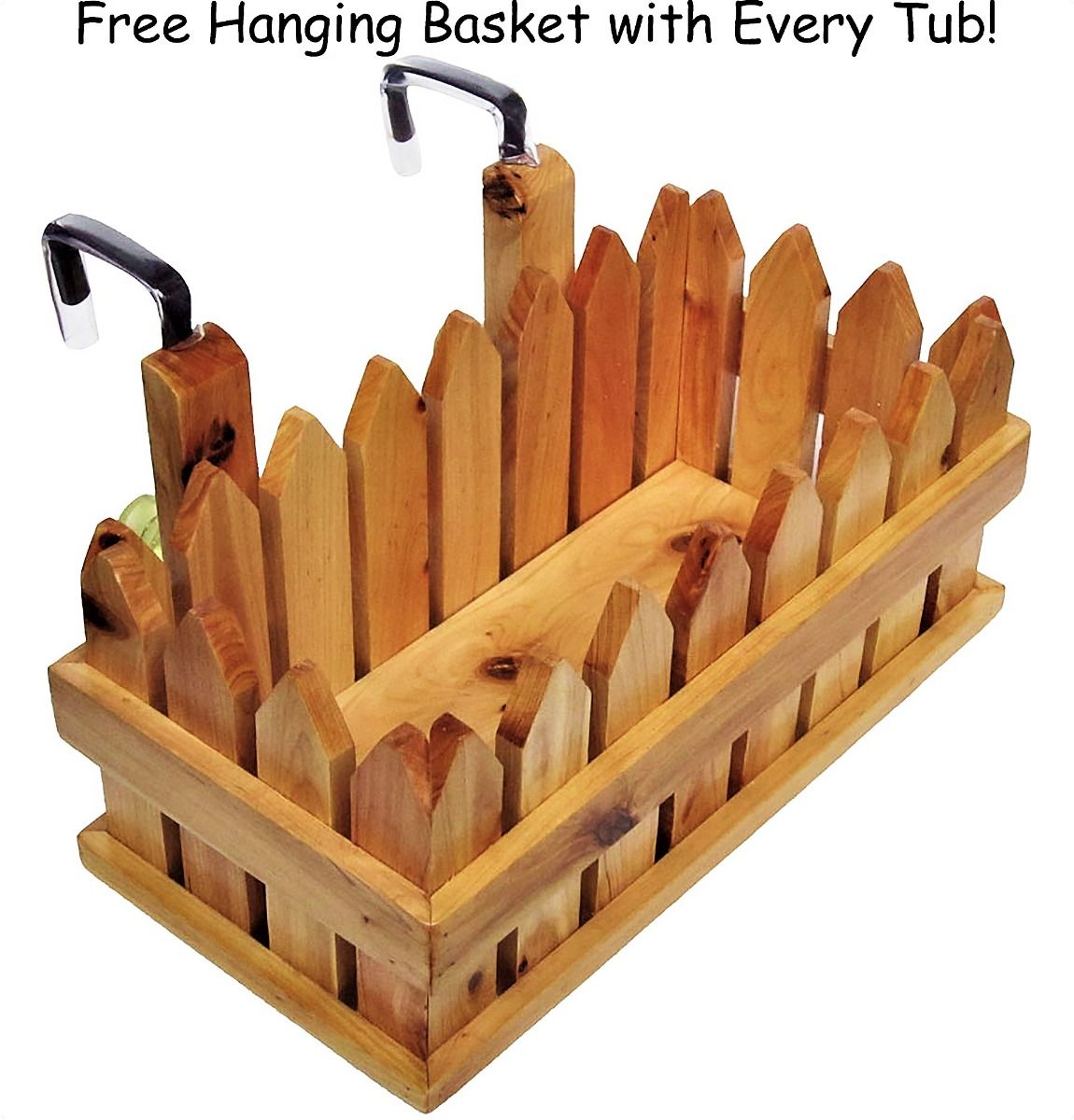 ALFI brand AB1139 61" Free Standing Cedar Wooden Bathtub with Fixtures & Headrest - Elite Vitality