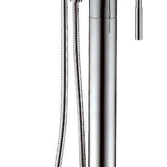 Alfi brand AB2534 Floor Mount Tub Filler with Shower Head Polished/Brushed - Elite Vitality