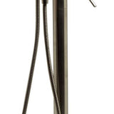 Alfi brand AB2534 Floor Mount Tub Filler with Shower Head Polished/Brushed - Elite Vitality