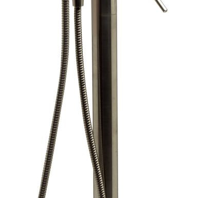 Alfi brand AB2534 Floor Mount Tub Filler with Shower Head Polished/Brushed - Elite Vitality