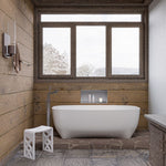 ALFI brand AB2728 Floor Mounted Tub Filler + Mixer Hand Held Shower Head - Elite Vitality