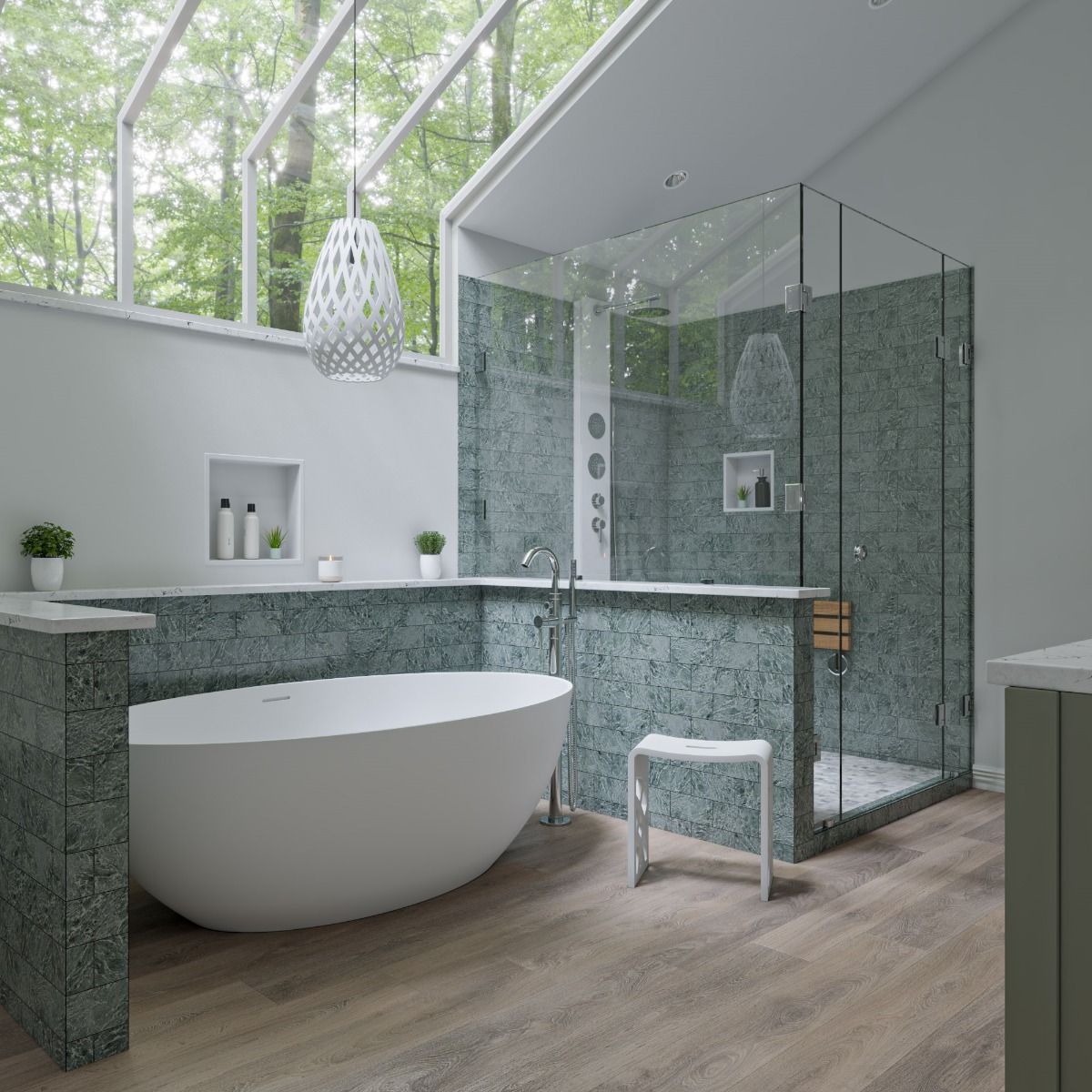 ALFI brand AB9941 67" White Oval Solid Surface Smooth Resin Soaking Bathtub - Elite Vitality