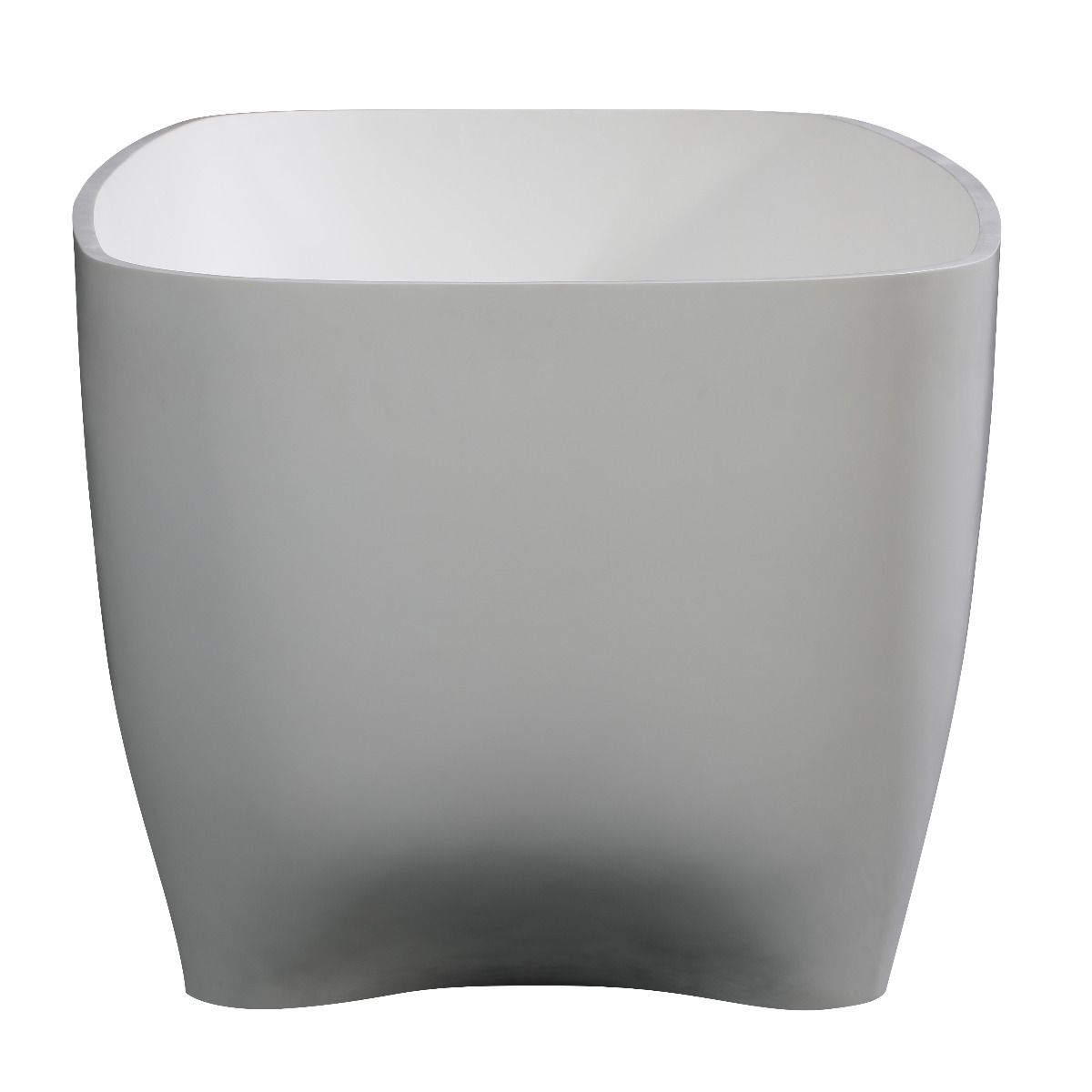 ALFI brand AB9980 67" White Matte Solid Surface Resin Bathtub - Elite Vitality