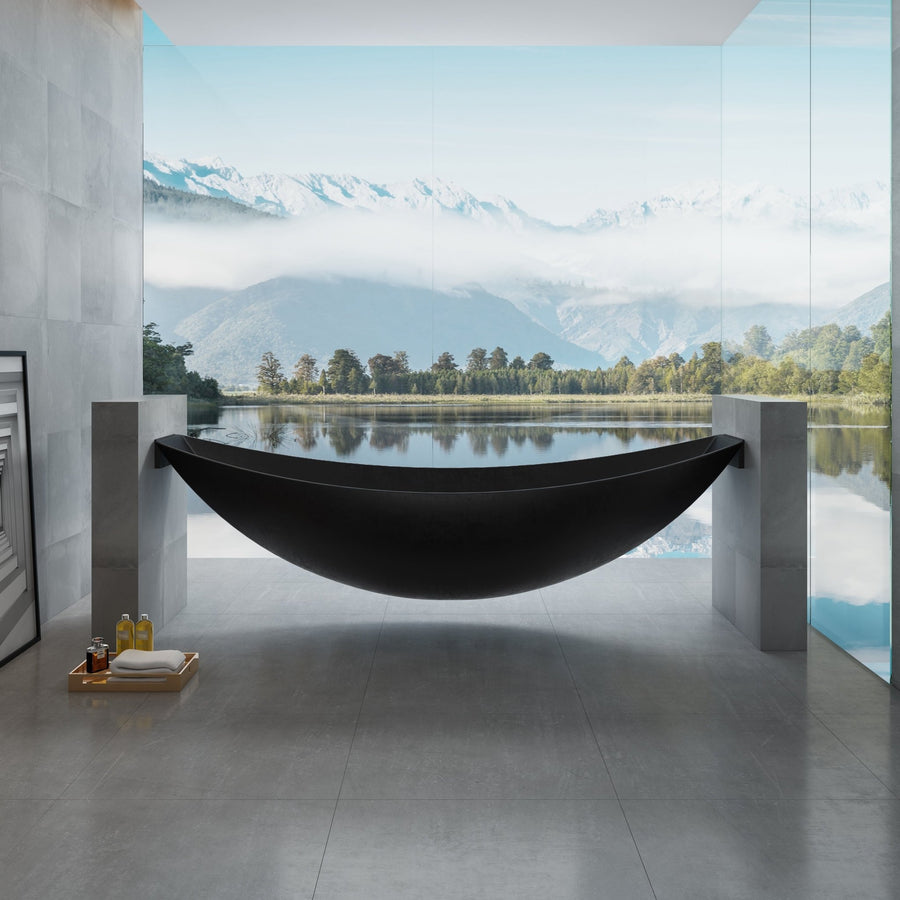 ALFI brand Hammock Tub Acrylic Black