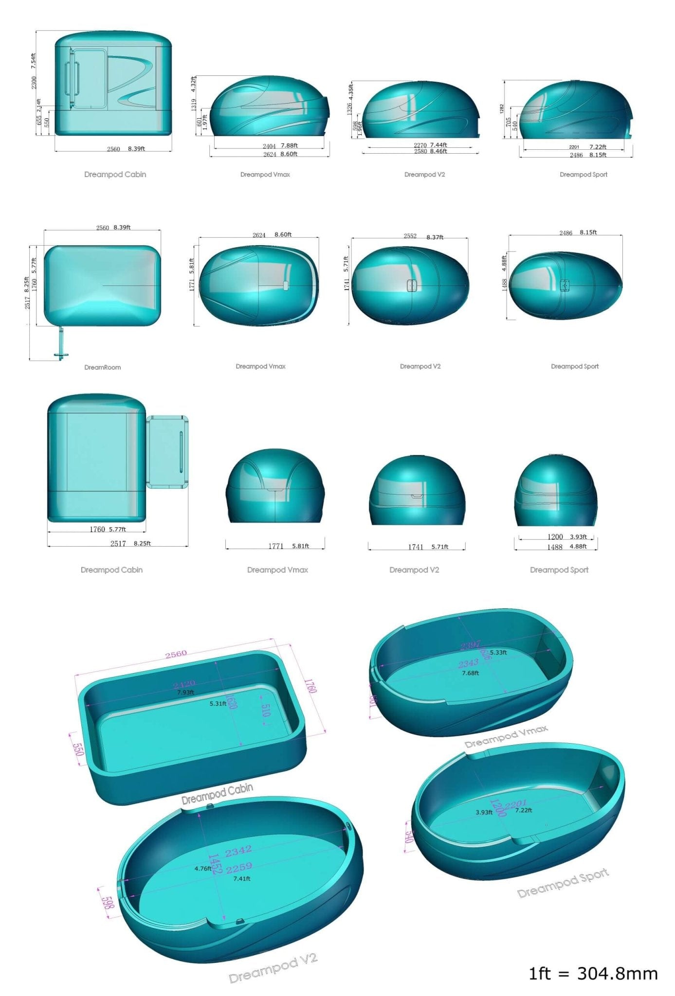 Dreampod V2 Float Pod - Elite Vitality