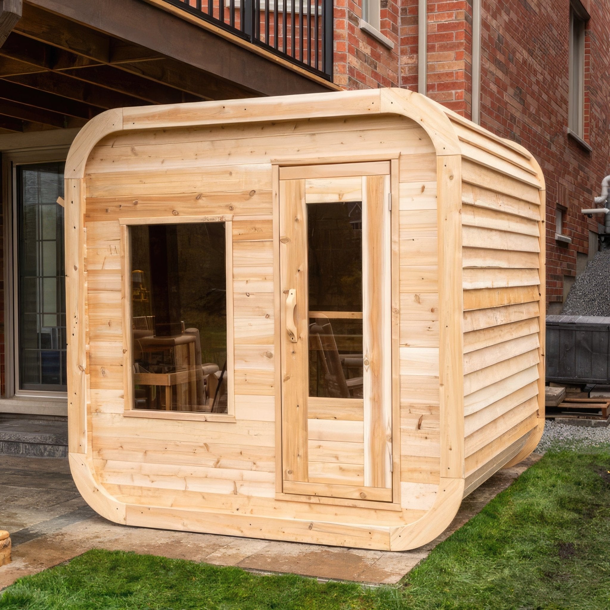 Dundalk Luna Outdoor Sauna - Elite Vitality