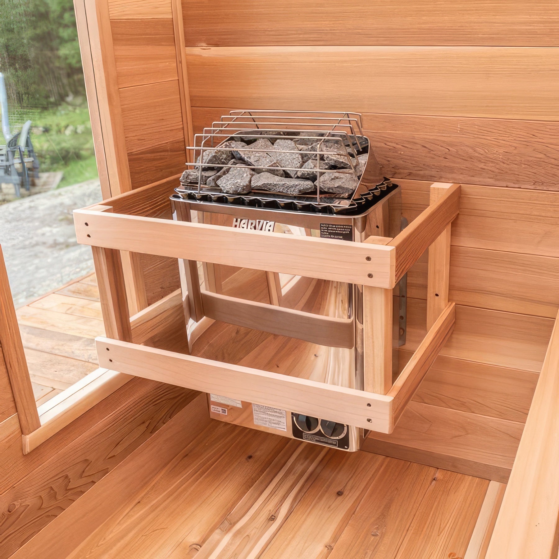 Dundalk Luna Outdoor Sauna - Elite Vitality