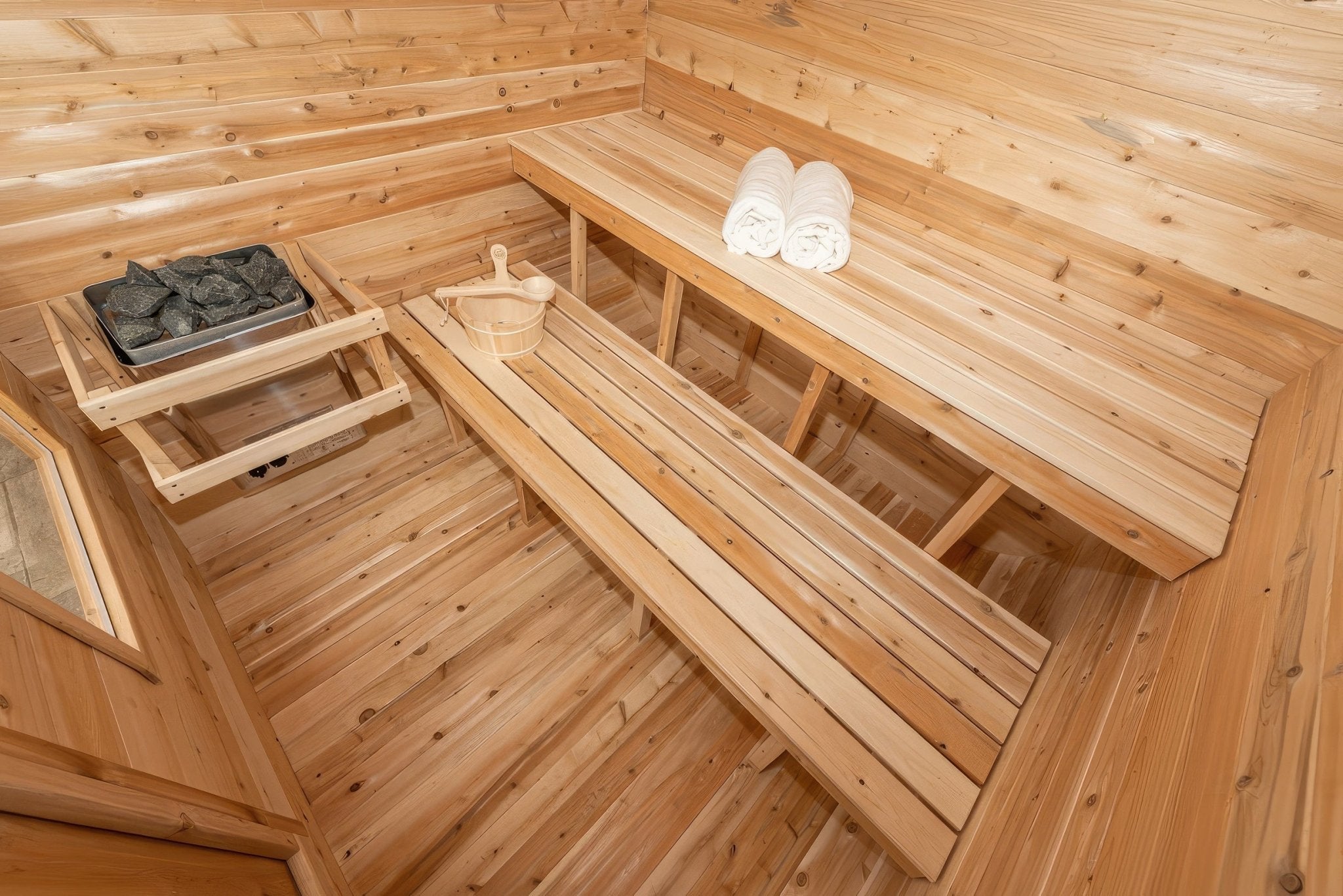 Dundalk Luna Outdoor Sauna - Elite Vitality