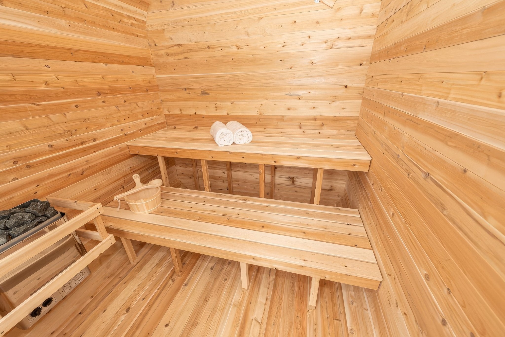 Dundalk Luna Outdoor Sauna - Elite Vitality