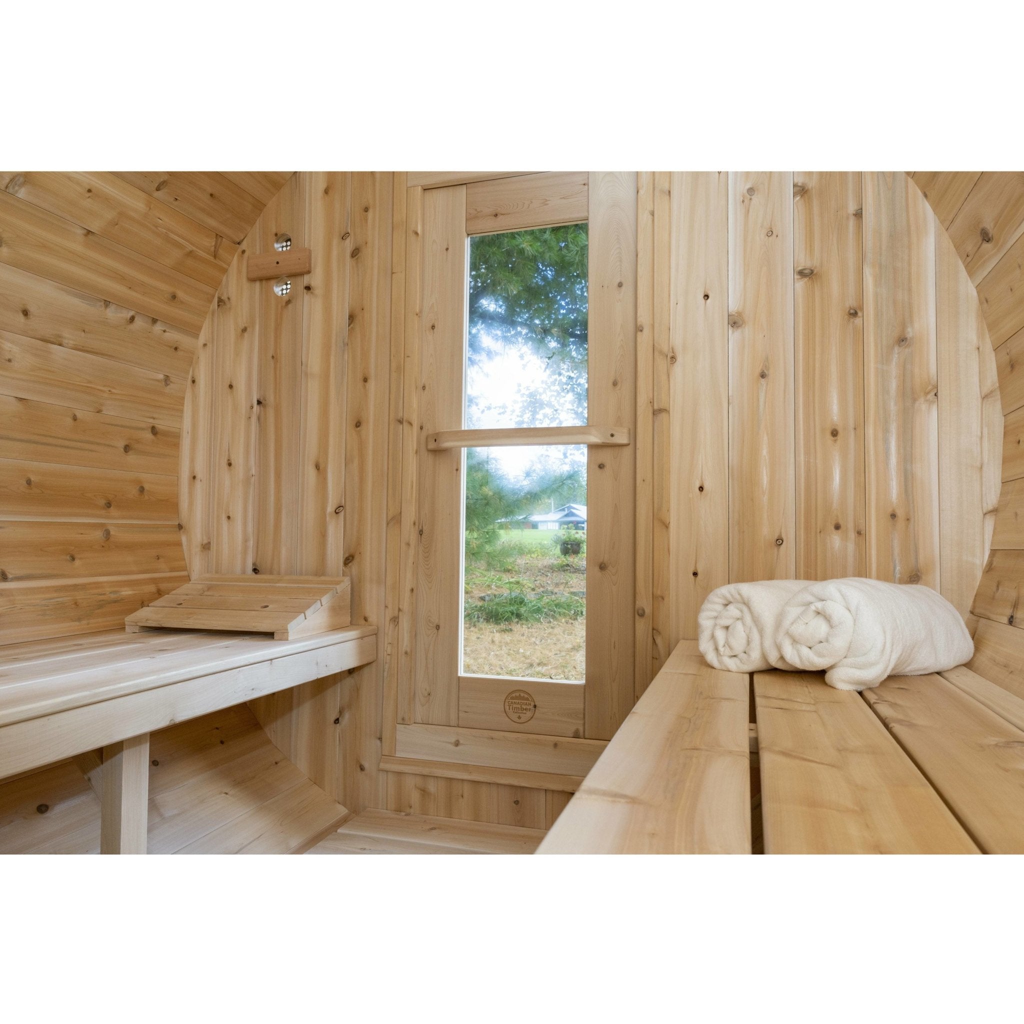 Dundalk Serenity Barrel Sauna - Elite Vitality