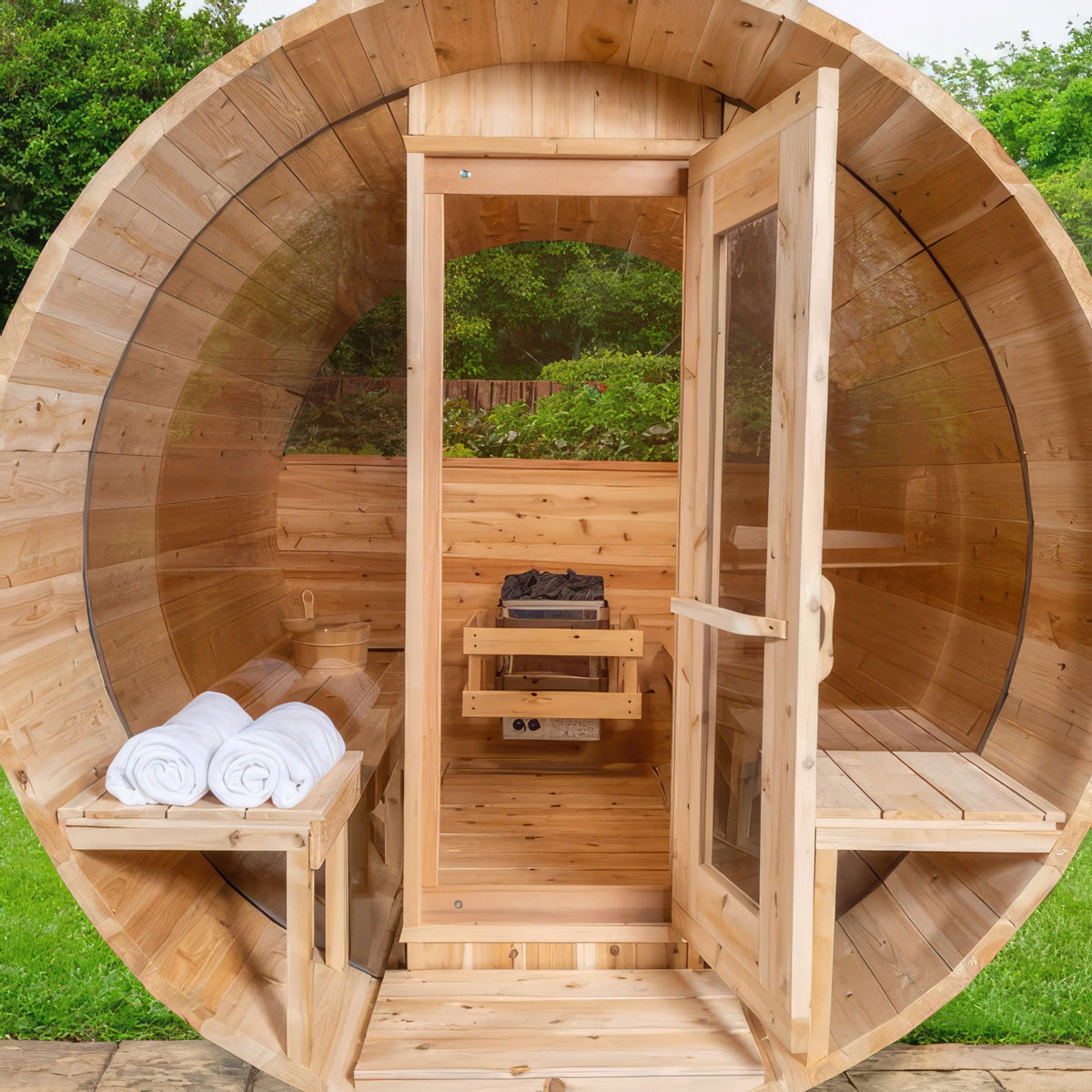 Dundalk Tranquility MP Barrel Sauna - Elite Vitality