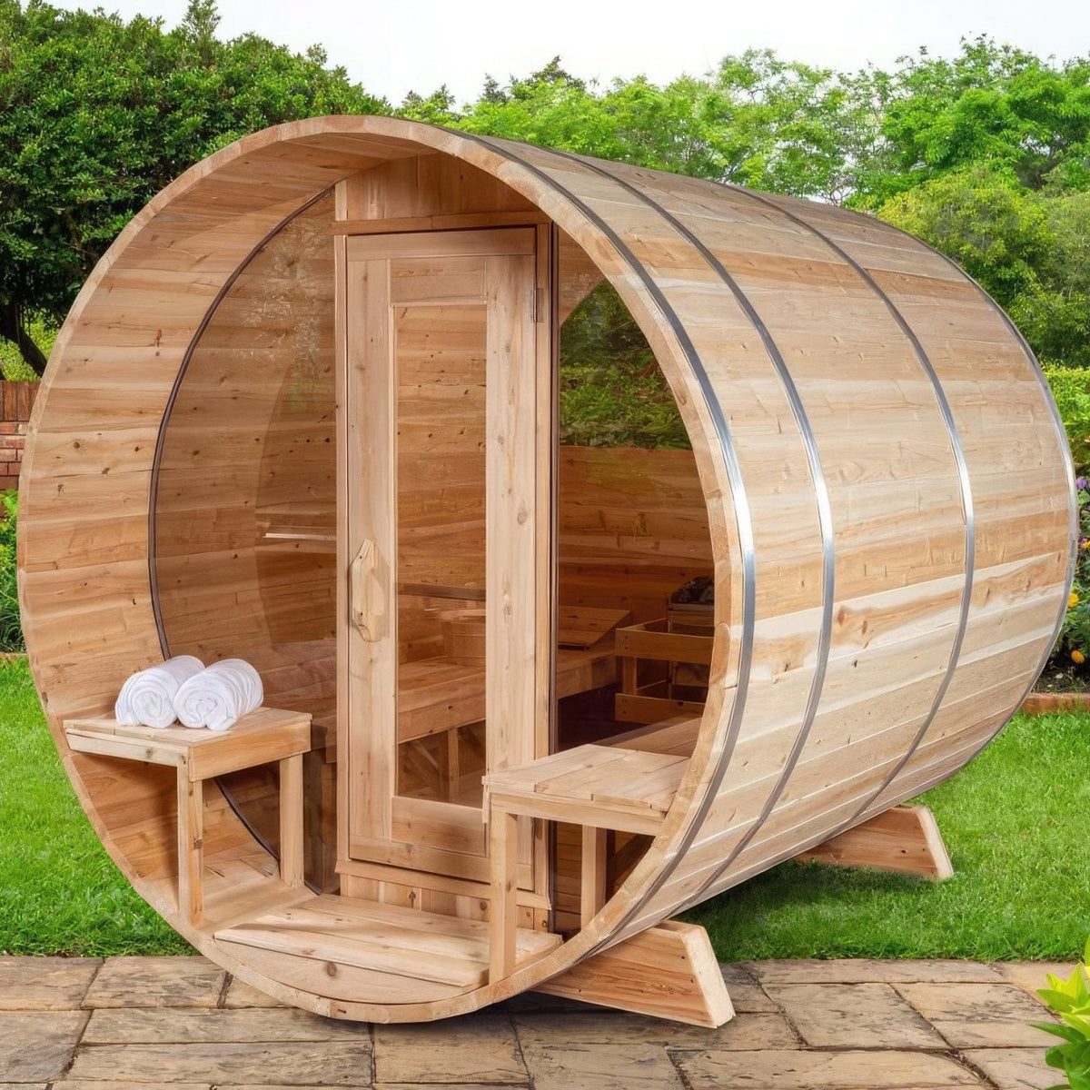 Dundalk Tranquility MP Barrel Sauna - Elite Vitality