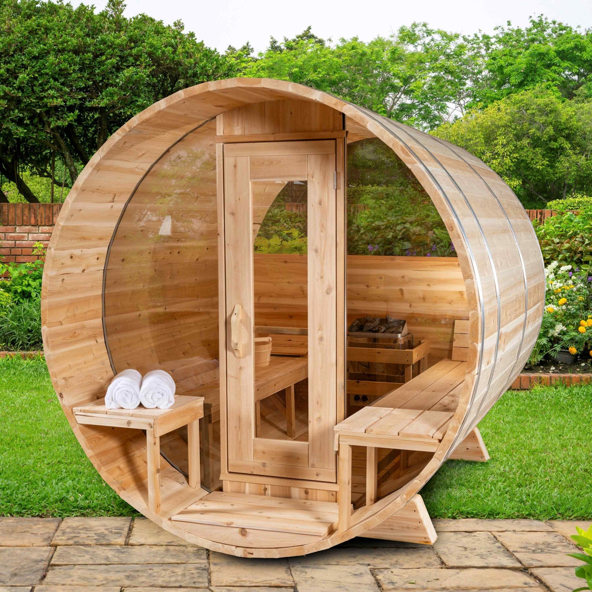 Dundalk Tranquility MP Barrel Sauna - Elite Vitality