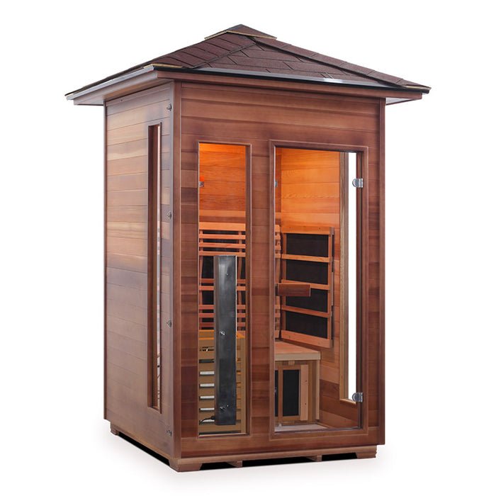 Enlighten Sauna Diamond 2 Infrared/Traditional Sauna - Elite Vitality