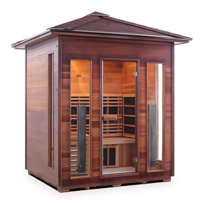 Enlighten Sauna Diamond 4 Infrared/Traditional Sauna - Elite Vitality