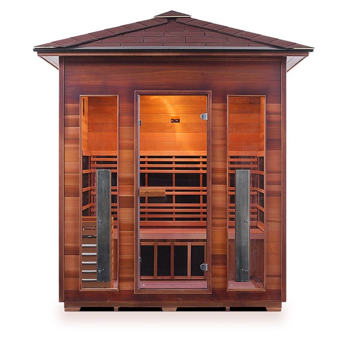 Enlighten Sauna Diamond 4 Infrared/Traditional Sauna - Elite Vitality