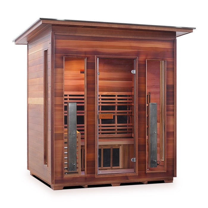 Enlighten Sauna Diamond 4 Infrared/Traditional Sauna - Elite Vitality