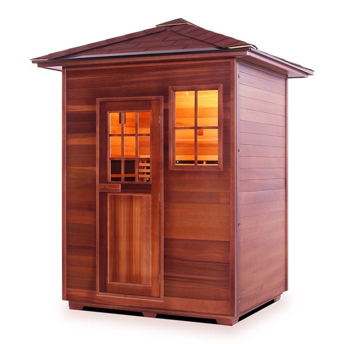 Enlighten Sauna MoonLight 3 Dry Traditional Sauna - Elite Vitality