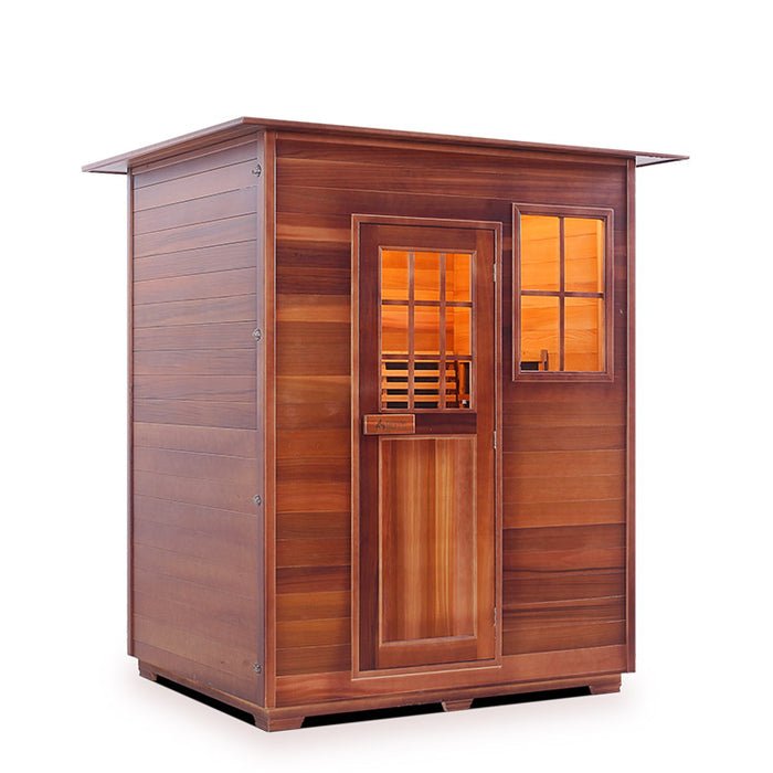 Enlighten Sauna MoonLight 3 Dry Traditional Sauna - Elite Vitality