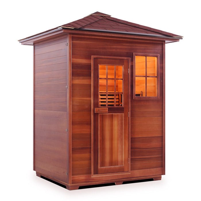 Enlighten Sauna MoonLight 3 Dry Traditional Sauna - Elite Vitality