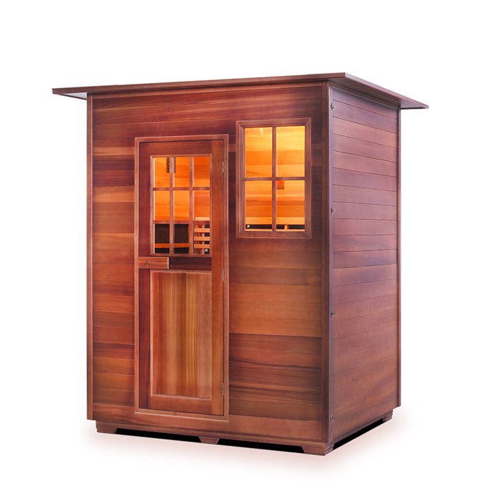 Enlighten Sauna MoonLight 3 Dry Traditional Sauna - Elite Vitality