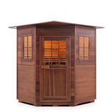 Enlighten Sauna MoonLight 4 Corner Dry Traditional Sauna - Elite Vitality