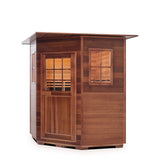 Enlighten Sauna MoonLight 4 Corner Dry Traditional Sauna - Elite Vitality