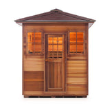 Enlighten Sauna MoonLight 4 Dry Traditional Sauna - Elite Vitality