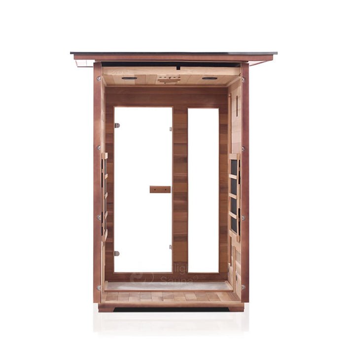 Enlighten Sauna Rustic 2 Full Spectrum Infrared Sauna - Elite Vitality