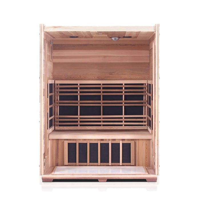 Enlighten Sauna Rustic 3 Full Spectrum Infrared Sauna - Elite Vitality