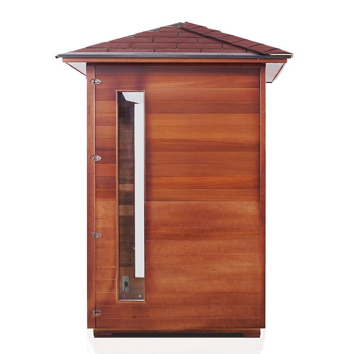 Enlighten Sauna Rustic 3 Full Spectrum Infrared Sauna - Elite Vitality