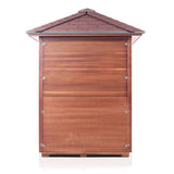 Enlighten Sauna Rustic 4 Corner Full Spectrum Infrared Sauna - Elite Vitality