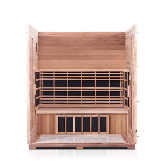 Enlighten Sauna Rustic 4 Full Spectrum Infrared Sauna - Elite Vitality