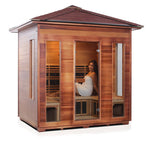 Enlighten Sauna Rustic 5 Full Spectrum Infrared Sauna - Elite Vitality