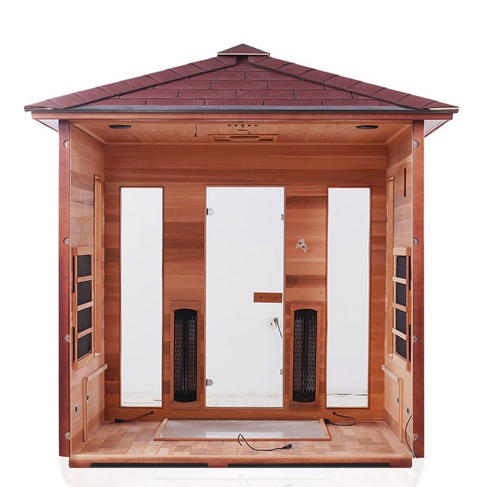 Enlighten Sauna Rustic 5 Full Spectrum Infrared Sauna - Elite Vitality