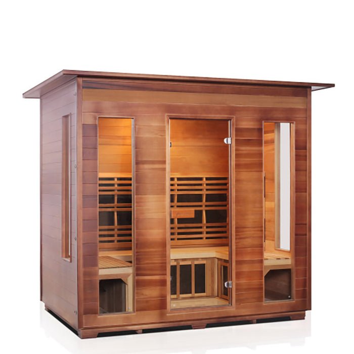 Enlighten Sauna Rustic 5 Full Spectrum Infrared Sauna - Elite Vitality