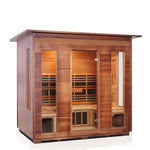 Enlighten Sauna Rustic 5 Full Spectrum Infrared Sauna - Elite Vitality