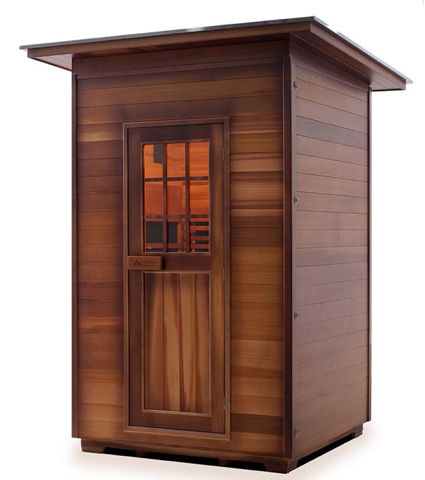 Enlighten Sauna Sapphire 2 Infrared/Traditional Sauna - Elite Vitality