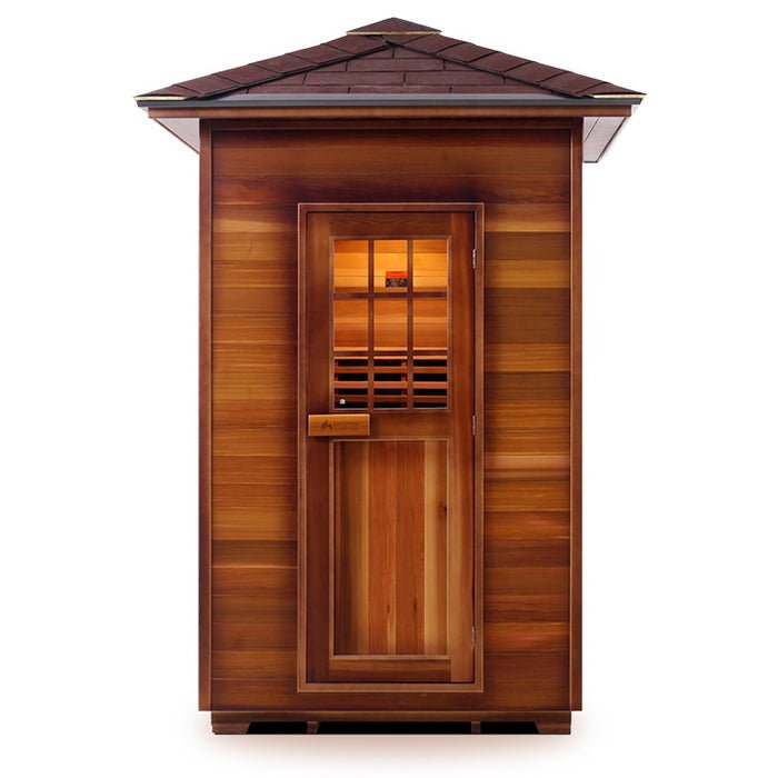 Enlighten Sauna Sapphire 2 Infrared/Traditional Sauna - Elite Vitality