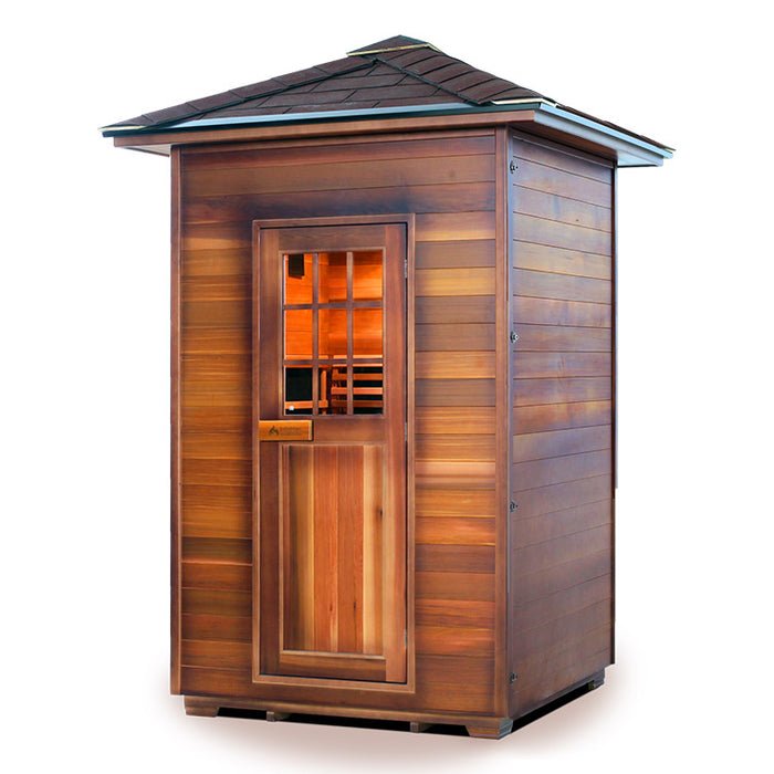 Enlighten Sauna Sapphire 2 Infrared/Traditional Sauna - Elite Vitality