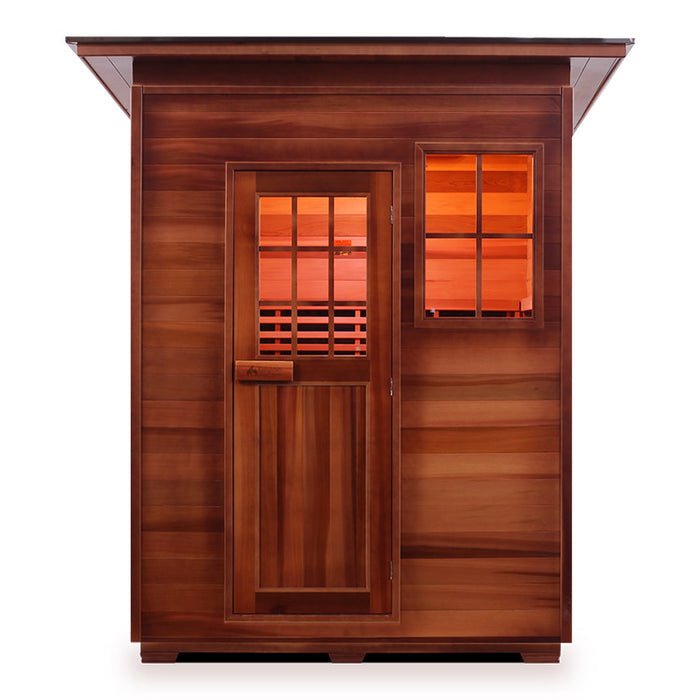 Enlighten Sauna Sapphire 3 Infrared/Traditional Sauna - Elite Vitality