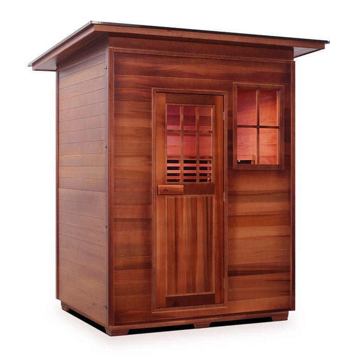 Enlighten Sauna Sapphire 3 Infrared/Traditional Sauna - Elite Vitality