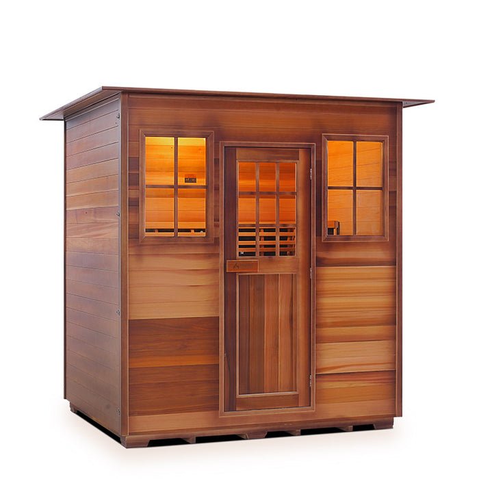 Enlighten Sauna Sapphire 4 Infrared/Traditional Sauna - Elite Vitality