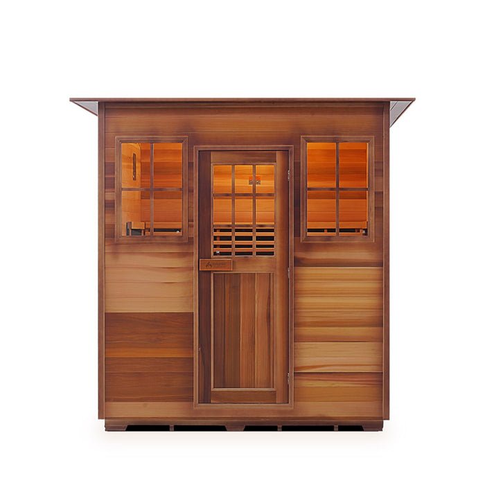 Enlighten Sauna Sapphire 4 Infrared/Traditional Sauna - Elite Vitality