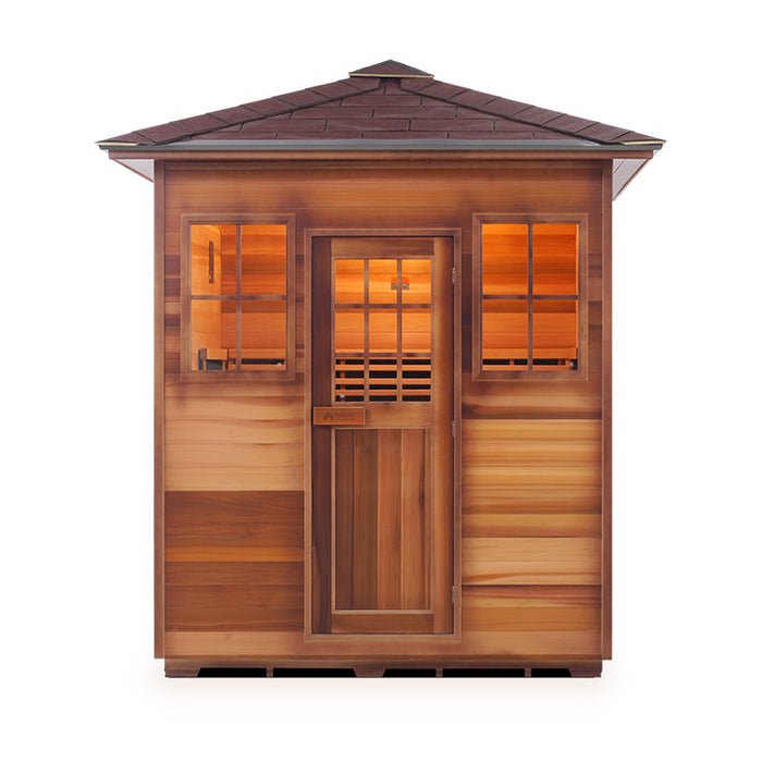 Enlighten Sauna Sapphire 4 Infrared/Traditional Sauna - Elite Vitality