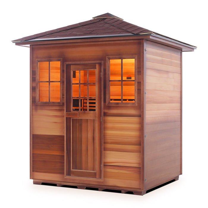 Enlighten Sauna Sapphire 4 Infrared/Traditional Sauna - Elite Vitality