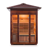 Enlighten Sauna SunRise 3 Dry Traditional Sauna - Elite Vitality