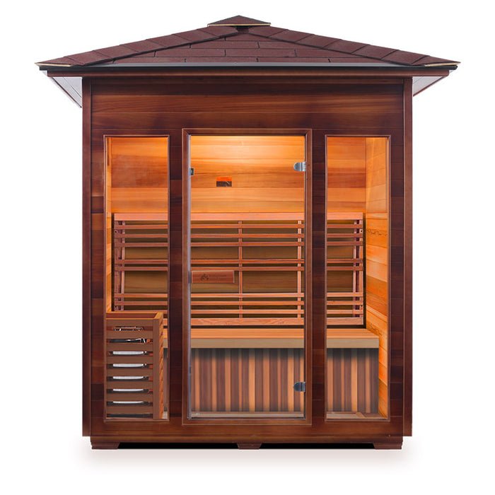 Enlighten Sauna SunRise 4 Dry Traditional Sauna - Elite Vitality