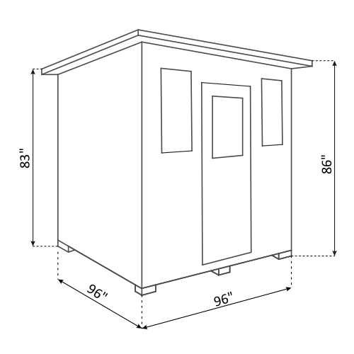 Enlighten SIERRA 8 Infrared Sauna - Elite Vitality