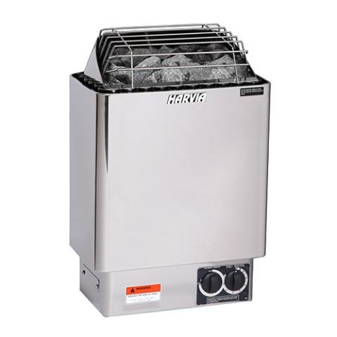Harvia KIP60B - KIP Series, 6kW Sauna Heater, Built-In Controls - Elite Vitality
